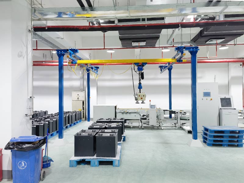 KBK起重機搭配吸盤吊具